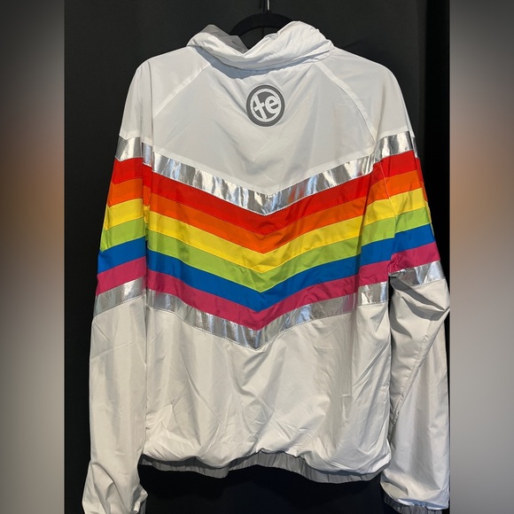 Tipsy Elves WOMEN'S RAINBOW PRO WINDBREAKER JACKET - Picture 6 of 8